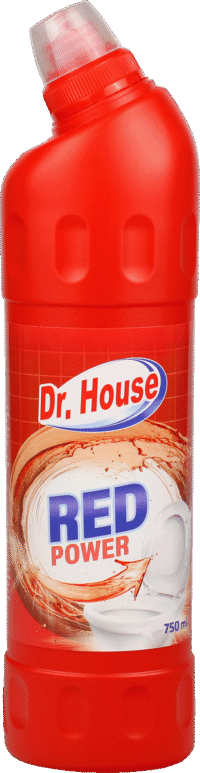 Dr. House wc čistič Red power 750 ml